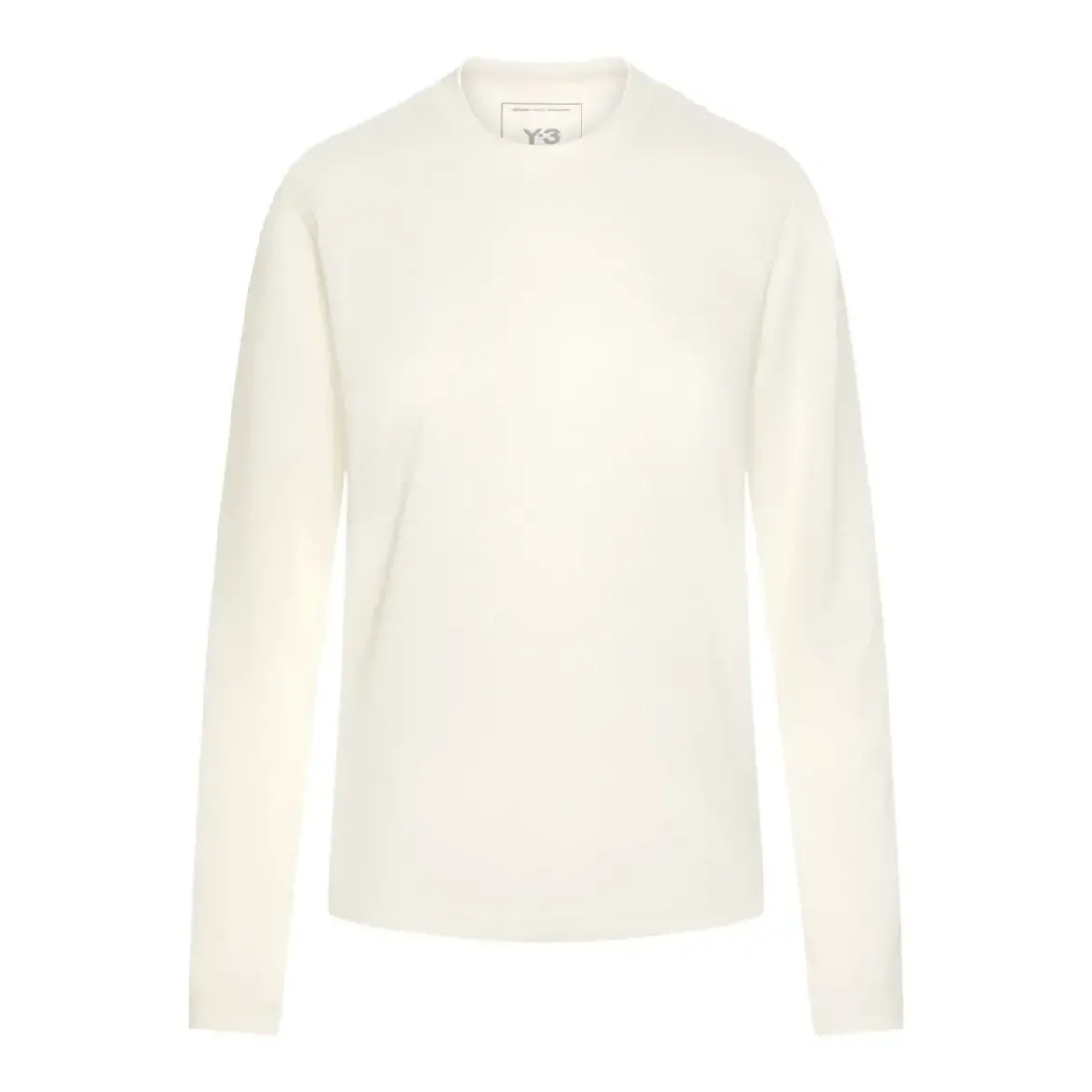 Y-3 Regular Longsleeve mit Logo weiß Longsleeve
